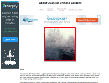 Tablet Screenshot of chinesegarden.org